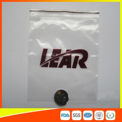 China PVC Poly Plastic Packing Ziplock Bags Waterproof  Resealable With Zipper for sale