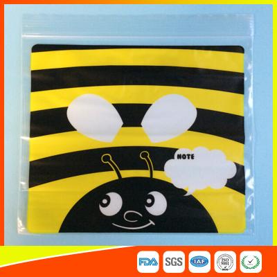 China Carton Pattern Plastic Zip Lock Bags With Angry Bird Design For Food Packing for sale