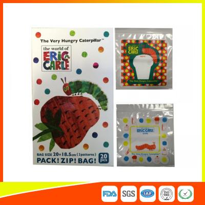 China Colorful Custom Printed Ziplock Bags Recyclable For Cosmetic / Food Packing for sale