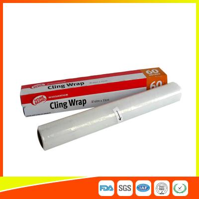 China Household Eco Friendly Plastic Cling Wrap For Food / Vegetables Packaging for sale