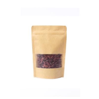 China Kraft Paper Coffee Bags / Resealable Food Packaging For Tea , Snack for sale