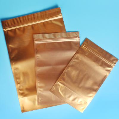 China Plastic Zipper Coffee Packaging Bags , Three Layer Laminated Aluminium Bag For Tea for sale