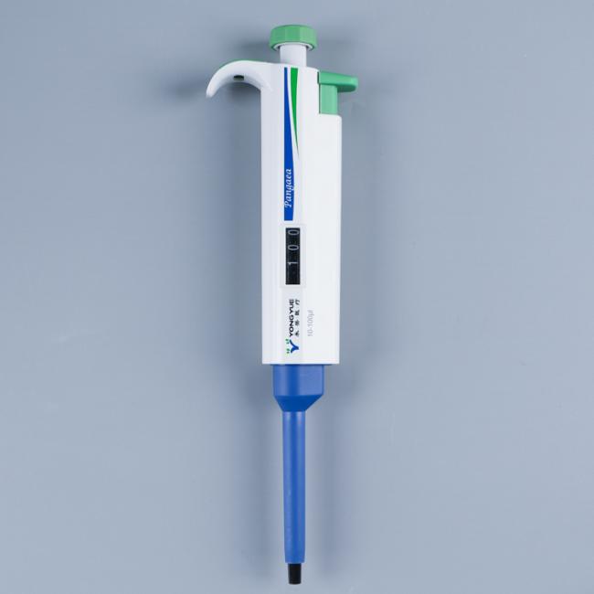 10-100ul Medical Single Channel Lab Pipettes High Accuracy Hand Controlled