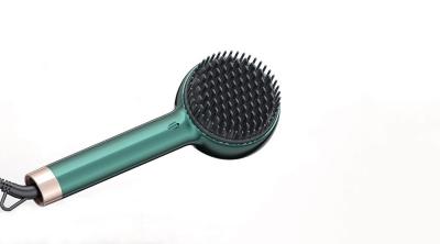 China Ceramic Mini Heated Round Brush Hair Straightener Brush Hot Air Brush Tools for sale
