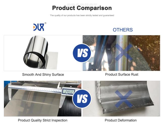 NiCr conductive strip Comparison