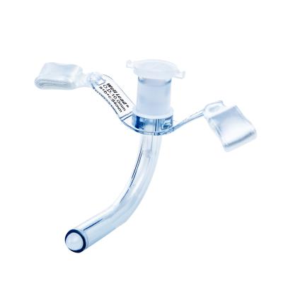 China Instrumentos cirúrgicos de tubo de traqueostomia sem algemas de alta transparência para uso único à venda