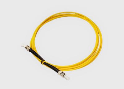 China Single Mode 62.5/125 ST-ST Fiber Optic Jumper Cable For Data Center for sale