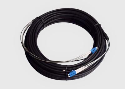 China 30M Outdoor Armored Fiber Optic Patch Cord Jumper With Duplex LC Connector for sale