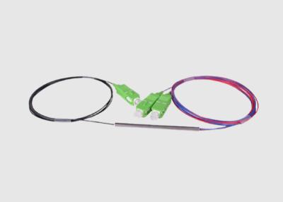China Divisores ópticos del acoplador ultra pequeño del cable de fribra óptica de la chaqueta 1×2 980 del solo modo 2m m en venta