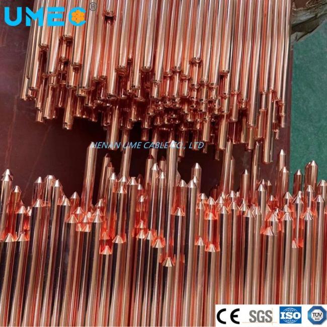 Manufacturer Copper Clad Steel Earth Rod for Lightning Protection 3/4" 5/8"