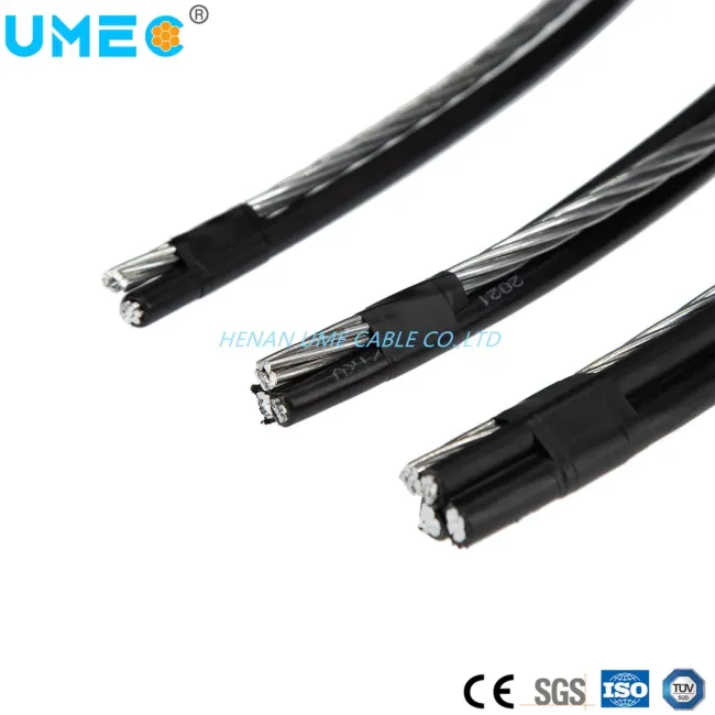 600V Aluminum Overhead Service Drop Cable XLPE/ PE Insulation Quadruplex Service Drop Cable