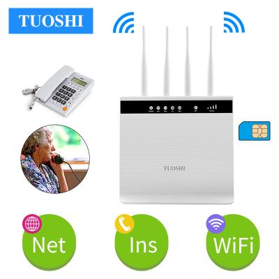 China MTK Chipset LTE Router Volte With RJ11 Port 4x5dbi High Gain Antennas for sale