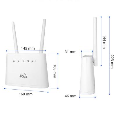 China OEM 4G Dual SIM WiFi Router Support Voice Calling For Home Office for sale