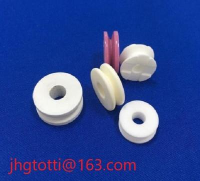 China Desgaste de cerámica del ojeteador de las piezas Al2O3 de la guía de las materias textiles - resistente en venta