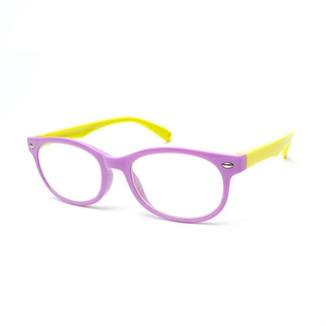 Purple lead-protective goggles for children