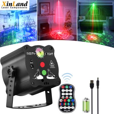 China Remote Control DJ Laser Party Light Battery And USB Powered For KTV Bar Dance for sale