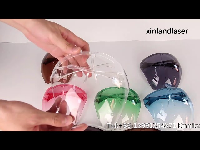 Color laser protective glasses