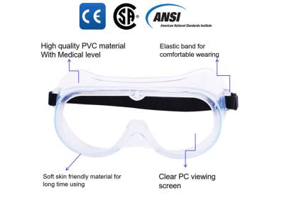 China ANSI CSA Anti Spray Isolate Safety Goggle PPE Personal Protective Equipment for sale
