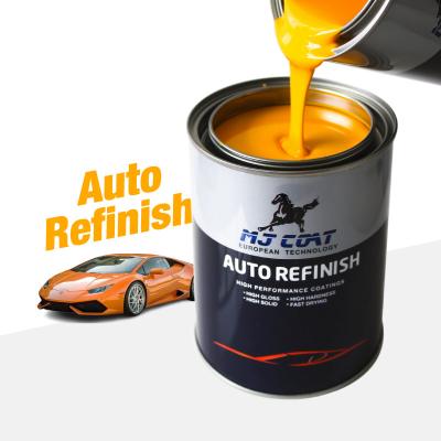 China High Solid Low VOC Content Paint Coatings Auto Clear Coat Paint for sale