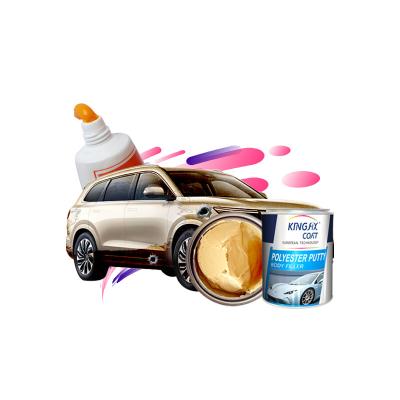 China Scratch And Sand Non Shrinkable Car Body Filler Lightweight Polyester for sale