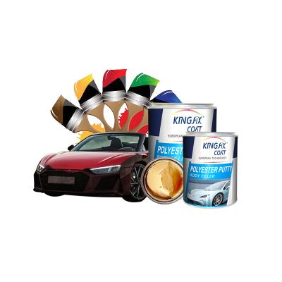 China Easy To Fill Smooth Auto Body Filler Carbon Fibre Reinforced Polyester Putty for sale