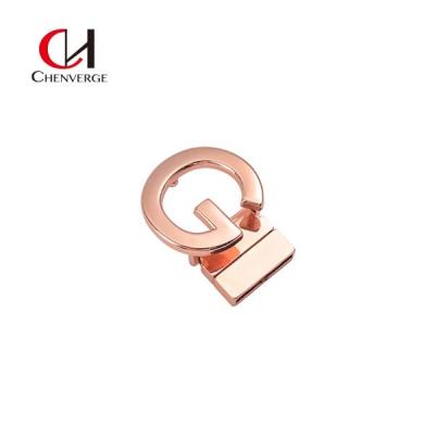 China Practical Antirust Reversible Belt Buckle Lightweight Rose Gold Color for sale
