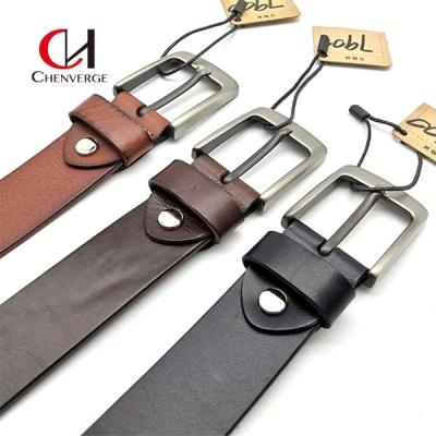 China OEM Cowhide Men'S Genuine Leather Belts Antiwear Multipurpose for sale