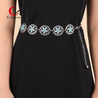 China Delicate Metal Belt Women'S Standard Length Four Seasons Resort Style for sale