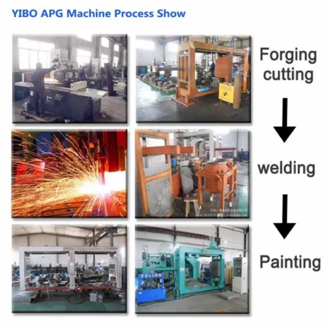Double-Station APG Clamping Machine with APG Moulds for Electrical Insulation