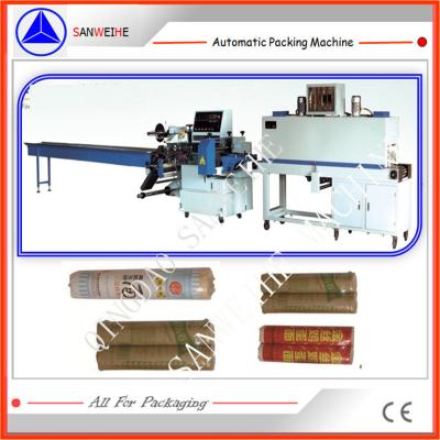 China Sngle Phase 220V Noodle Packing Machine PLC Control Heat Shrink Film Packaging for sale