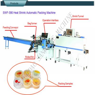 Chine Machine d'emballage thermorétractable automatique Swf 590 Emballage thermorétractable automatique de film POF à vendre