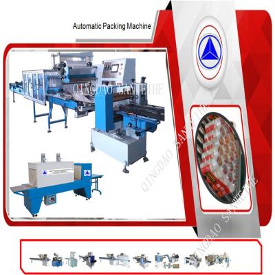 China SGS Collective Milk Bottles Packing Machine Full Seal Packing Machine for sale