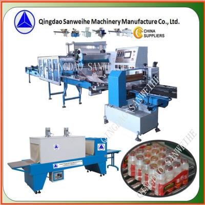 China 1.5KW Multiple Bottles Product Packing Machine Full Sealing Automatic Shrink Packing for sale