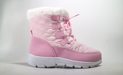 China Warm Waterproof Kids Snow Boots For Unisex Lace Up Closure for sale