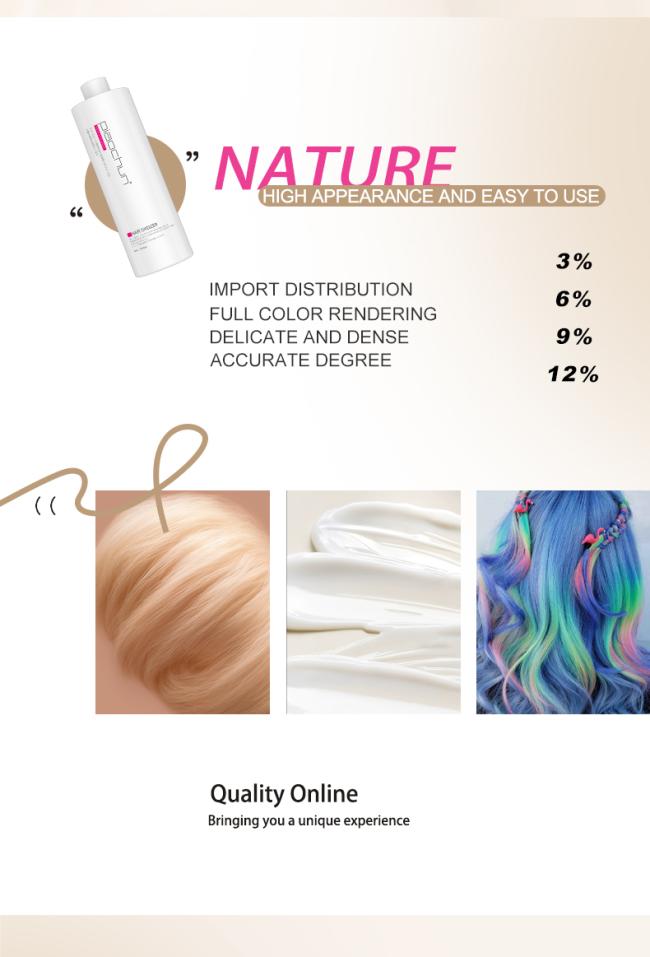 Professional Hair Color Hydrogen Peroxide – 6% Emulsion, Anti-Allergic, Salon-Grade for Safe Coloring