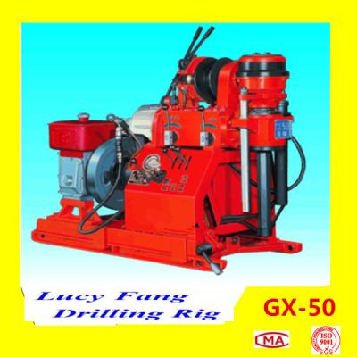 China Chongqing Mini GX-50 Portable Soil Testing Drilling Rig with 50 m Depth And SPT Equipment for sale