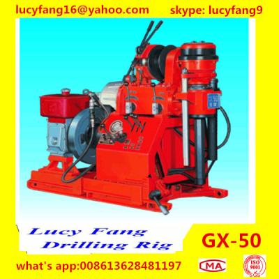 China China Made Popular GX-50 Mini Geotechnical Drilling Rig for Soil Investigation 50 m Depth and SPT for sale