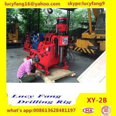 China China Cheapest XY-2B Skid Mounted Spindle Typre Soil Testing Drilling Rig For Sale in Hong Kong for sale