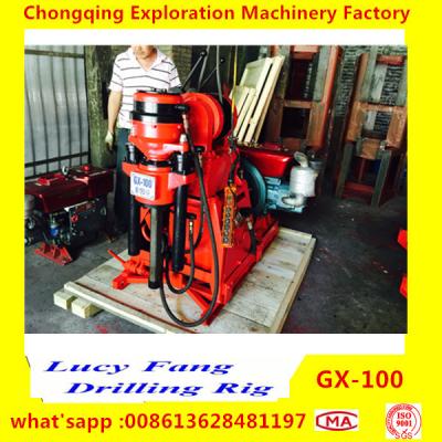 China China Made GX-100 Mini Geotechnical Drilling Rig for Soil Investigation withIN 100 m Depth with SPT equipment for sale