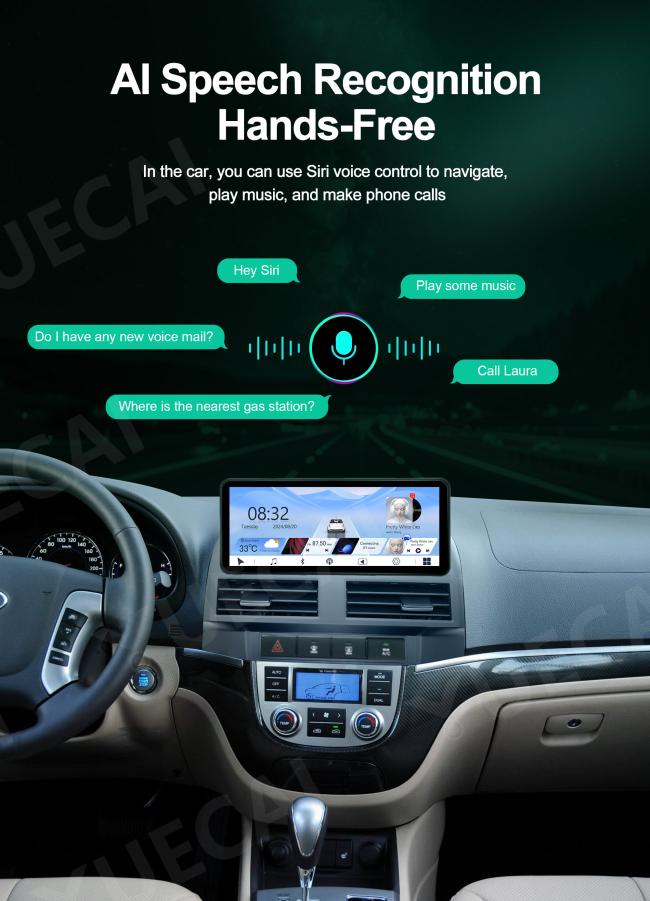 Close-up view of 12.3Inch Android Car Head Unit touchscreen
