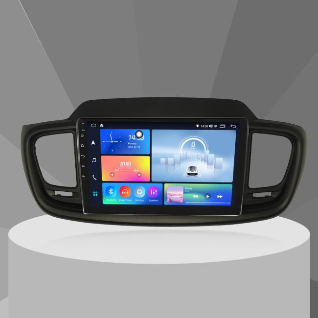 Yuecai car DVD player installed in vehicle