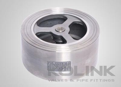 China Wafer Type Lift Check Valve Stainless Steel Single-plate Verticle Flow for sale