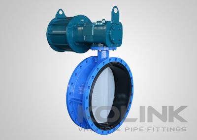China Pneumatic Actuated Concentric Butterfly Valve Shutoff And Throttling Operation for sale