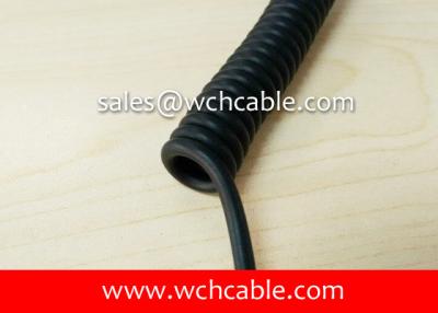 China UL21576 Wonderful Elasticity Curly Cable 80C 1000V (60C or 80C Oil Resistant) for sale