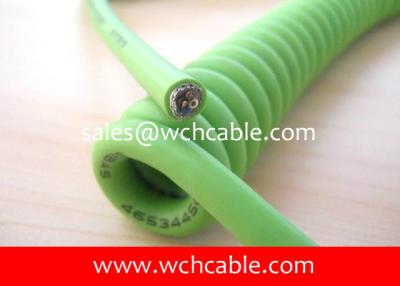 China UL20936 Abrasion Resistant Polyurethane Spring Cable for sale