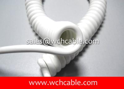 China UL20938 Abrasion Resistant Polyurethane Spring Cable for sale