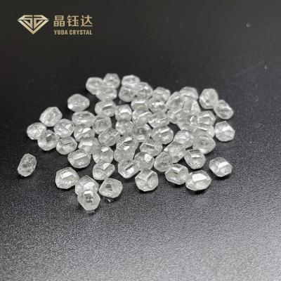 China Cvd-Labor basierte gewachsenen Diamant-weißen synthetischen rauen Diamanten der Diamant-HPHT Labor zu verkaufen