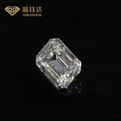 China Excellent Emerald Cut Fancy Shape CVD Lab Created Diamond Polished For Rings for sale