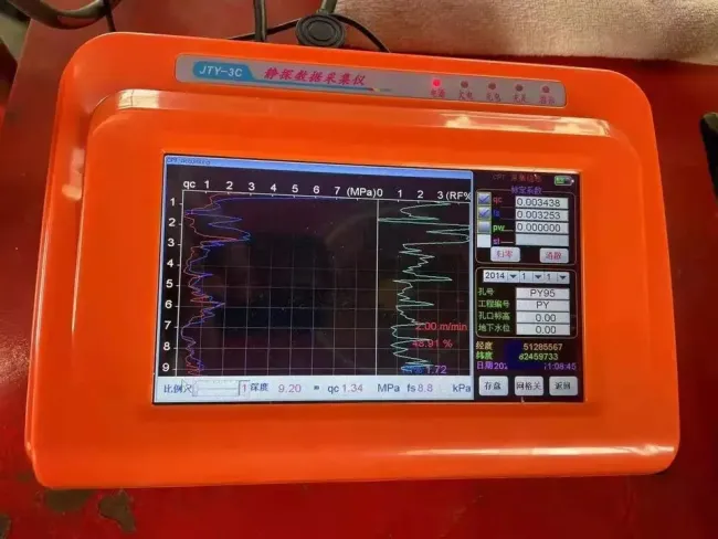CPT Vehicle for Hydraulic Static Cone Penetrometer Geotechnical 200kn CPT Test