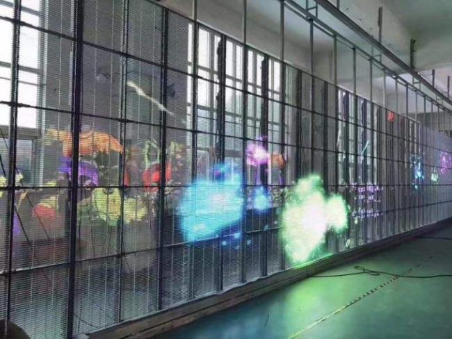 Indoor Glass 1000MMx500MM P3.91 Transparent LED Wall 7
